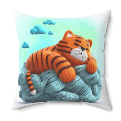 Sleeping Tiger Pillow - Ready-to-Buy