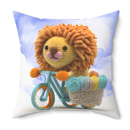 Adventure Lion Pillow - Ready-to-Buy
