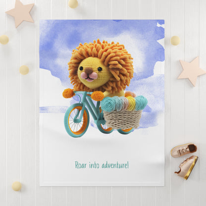 Adventure Lion Baby Blanket - Custom