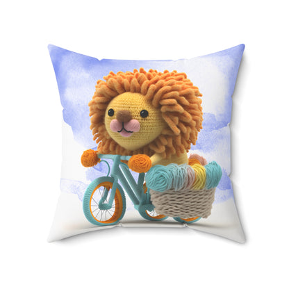 Adventure Lion Pillow - Ready-to-Buy