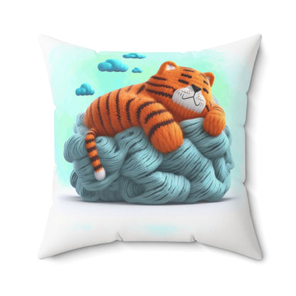 Sleeping Tiger Customizable Pillow
