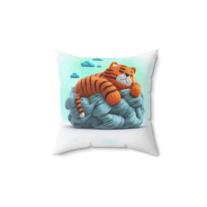 Sleeping Tiger Customizable Pillow