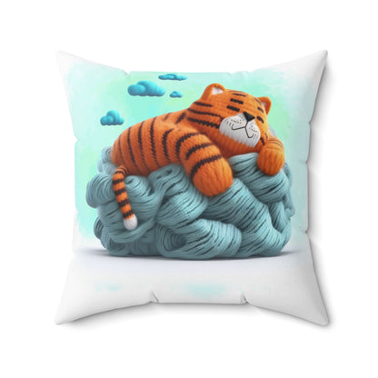 Sleeping Tiger Customizable Pillow