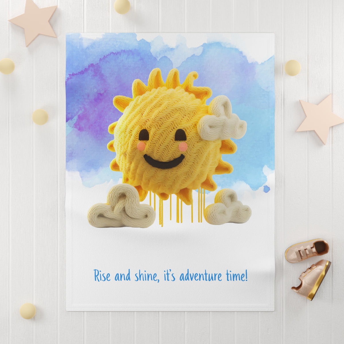 Rise and Shine Baby Blanket -Custom