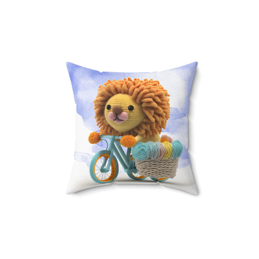 Adventure Lion Pillow - Ready-to-Buy