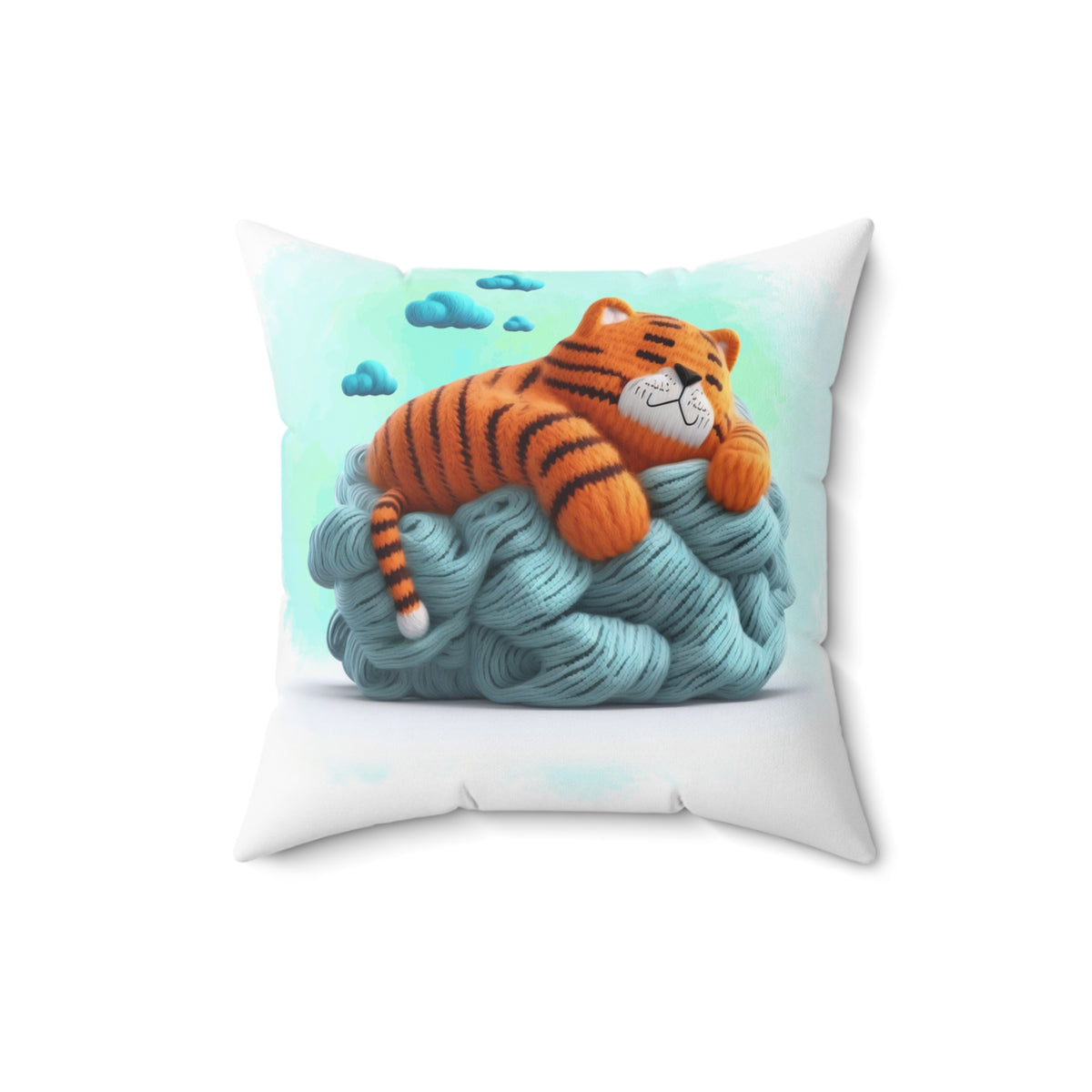 Sleeping Tiger Customizable Pillow