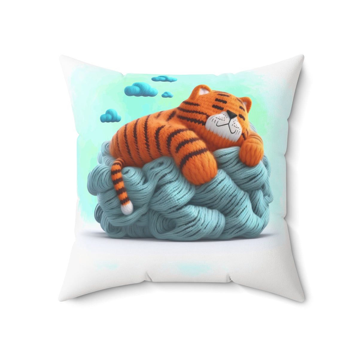Sleeping Tiger Customizable Pillow