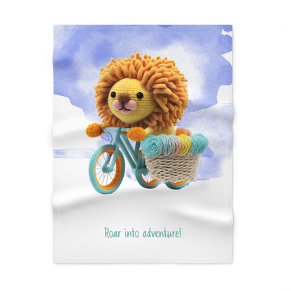 Adventure Lion Baby Blanket - Custom
